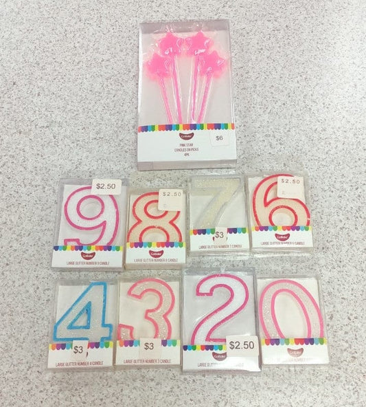Local Kiwi Deals BULK BUY - 55Pcs - Birthday Candles Assorted