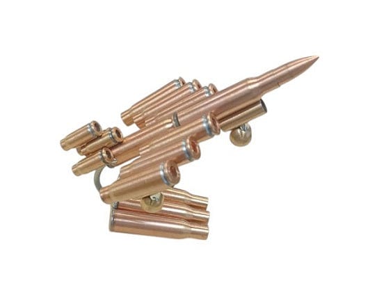 Local Kiwi Deals Bullet Shell Casings Shaped Rare Model Air Force Jet Airplane With Stand