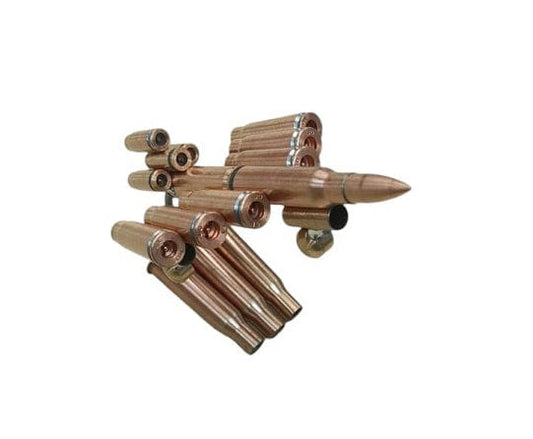 Local Kiwi Deals Bullet Shell Casings Shaped Rare Model Air Force Jet Airplane With Stand