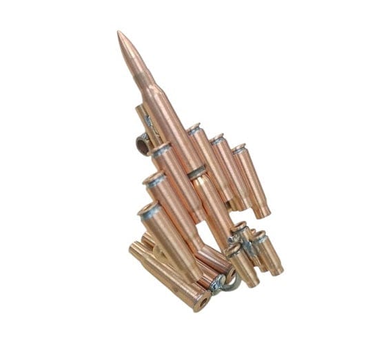 Local Kiwi Deals Bullet Shell Casings Shaped Rare Model Air Force Jet Airplane With Stand