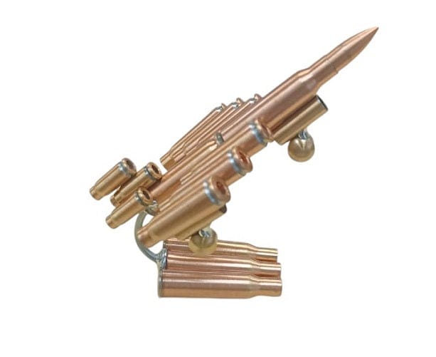 Local Kiwi Deals Bullet Shell Casings Shaped Rare Model Air Force Jet Airplane With Stand
