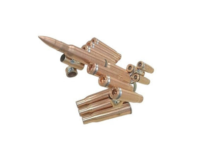 Local Kiwi Deals Bullet Shell Casings Shaped Rare Model Air Force Jet Airplane With Stand