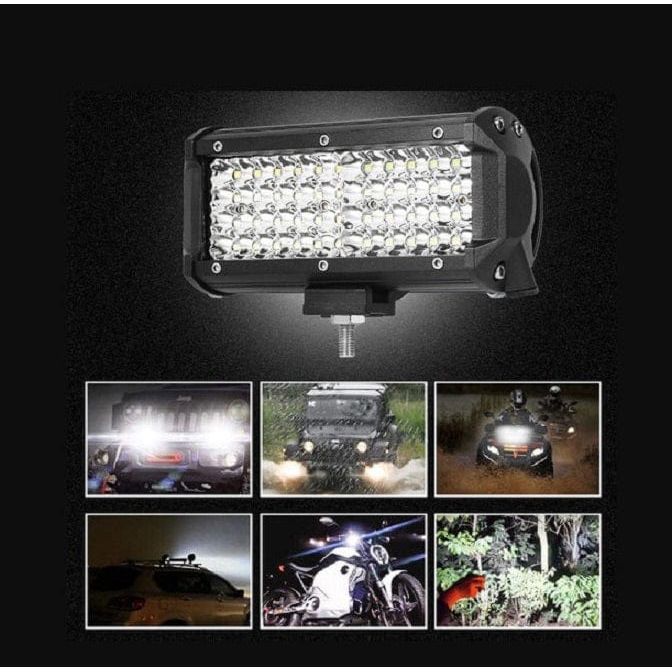 Local Kiwi Deals Car Parts & Accessories 144W 6INCH 48LED WORK LIGHT BAR (2 PACK)
