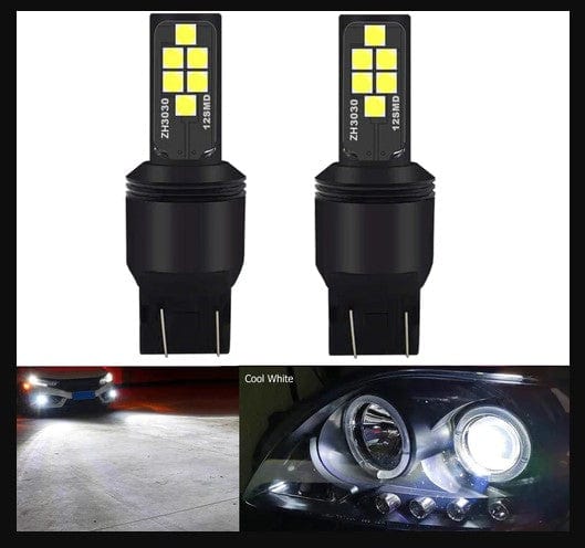 Local Kiwi Deals Car Parts & Accessories 2PCS × 12V White T20 Led Lights Bulbs