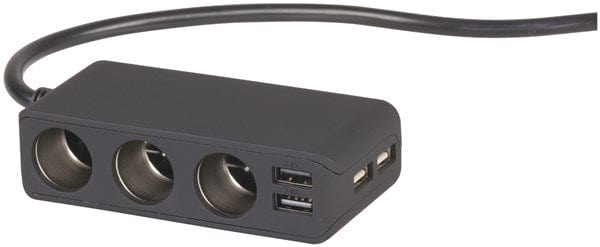 Local Kiwi Deals Car Parts & Accessories 3-Way Cigarette Lighter with USB Power