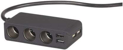 Local Kiwi Deals Car Parts & Accessories 3-Way Cigarette Lighter with USB Power