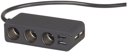 Local Kiwi Deals Car Parts & Accessories 3-Way Cigarette Lighter with USB Power