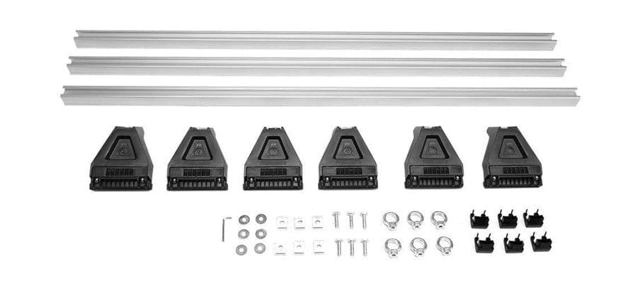 Local Kiwi Deals Car Parts & Accessories 3 x 148cm wide Silver Roof Racks, Toyota Hiace Prado Land Cruiser Mazda Bongo Mitsubishi L300 Nissan Caravan Urban Vannete Safari