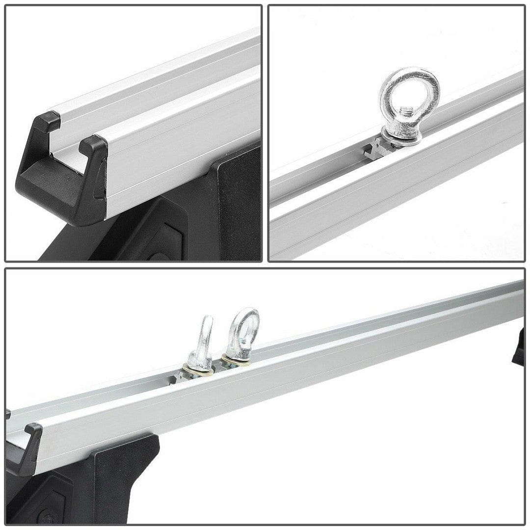 Local Kiwi Deals Car Parts & Accessories 3 x 148cm wide Silver Roof Racks, Toyota Hiace Prado Land Cruiser Mazda Bongo Mitsubishi L300 Nissan Caravan Urban Vannete Safari