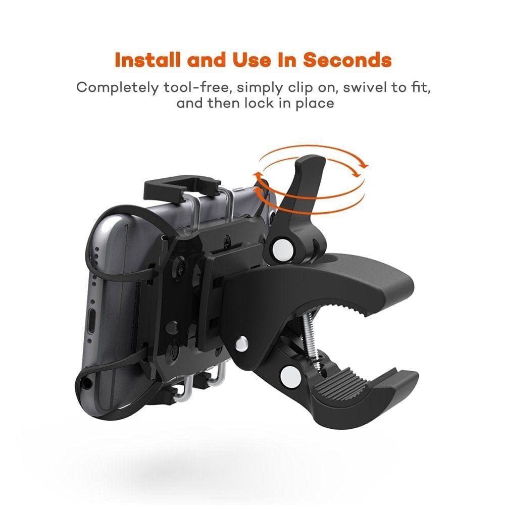 Local Kiwi Deals Car Parts & Accessories 360° Rotatable Motorbike Bicycle Bike Phone Holder Mount Handlebar