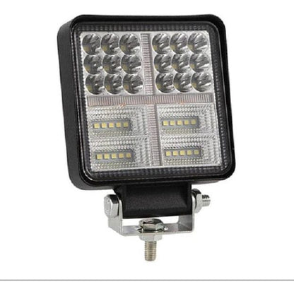 Local Kiwi Deals Car Parts & Accessories 40W 4INCH Square Fog Lights with Amber STROBE LED Spot Flood (2 PACK)