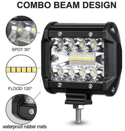 Local Kiwi Deals Car Parts & Accessories 45W 18LED 4 INCH12V  24V LED SPOT LIGHT (1 PACK)