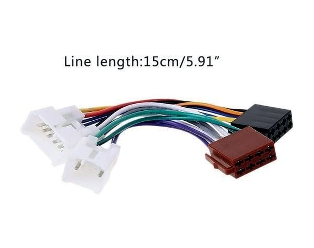 Local Kiwi Deals Car Parts & Accessories CARAV 12-022 ISO Radio Harness Cable Adapter for Toyota Lexus Daihatsu