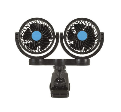 Local Kiwi Deals Car Parts & Accessories Dual 100mm 12V Fans with Clamp Mount