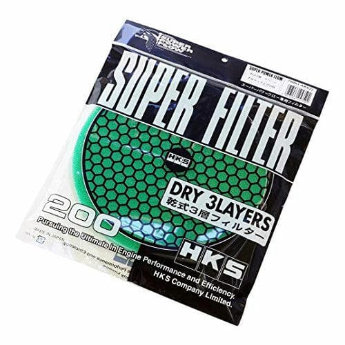 Local Kiwi Deals Car Parts & Accessories HKS 3 LAYER DRY 200MM GREEN REPLACEMENT FILTER ELEMENT