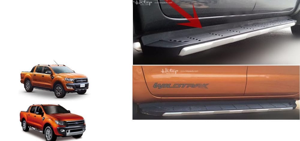 Local Kiwi Deals Car Parts & Accessories Running Board Side Step for Ford Ranger / BT-50 2012-2018