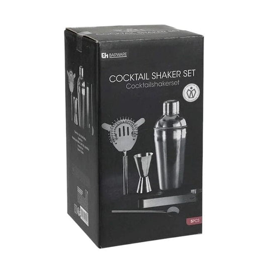 Local Kiwi Deals Cocktail Shaker Set 5pcs