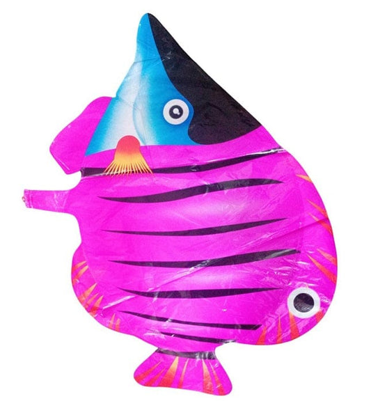 Local Kiwi Deals Colourful Fish Shape Foil Balloon 65 x 45cm - 5pk