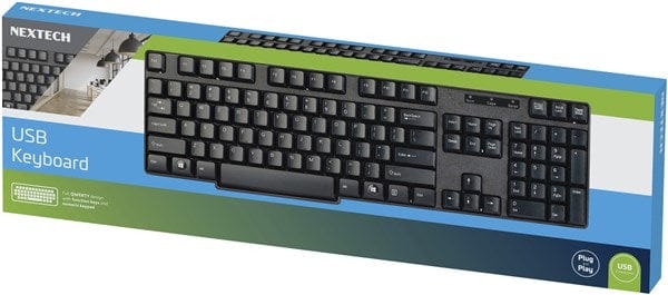 Local Kiwi Deals Computers and Accessories NEXTECH Black QWERTY USB Keyboard