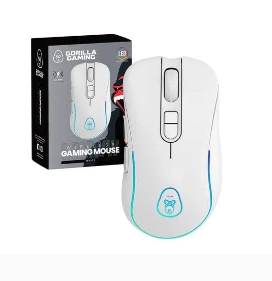 Local Kiwi Deals Computers and Accessories WHITE Gorilla Gaming Wireless Mouse - Black or White