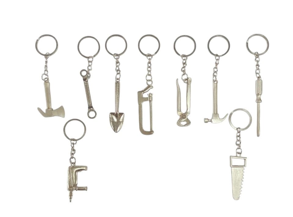 Local Kiwi Deals Creative Tool Keychain 9pcs Assorted Designs