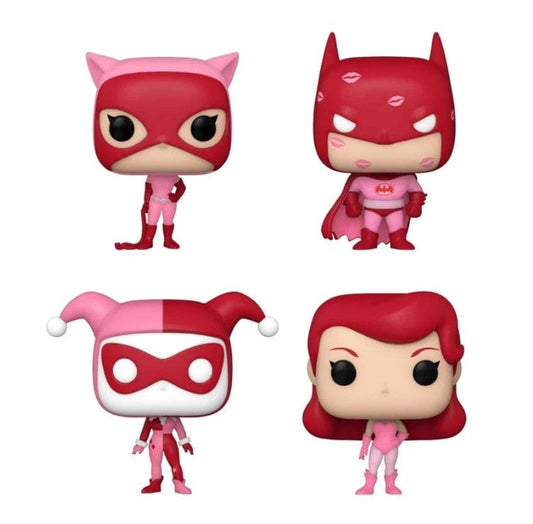 Local Kiwi Deals DC Comics: Valentines (Pink) - Pocket Pop! Heart Box 4-Pack