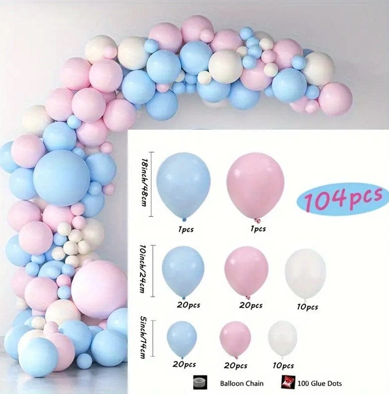 Local Kiwi Deals Decoration 104PCS DECORATION BALLOON KIT