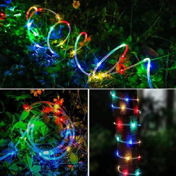 Local Kiwi Deals Decoration 12M 100LED Fairy Rope Lights Solar Powered String Lights