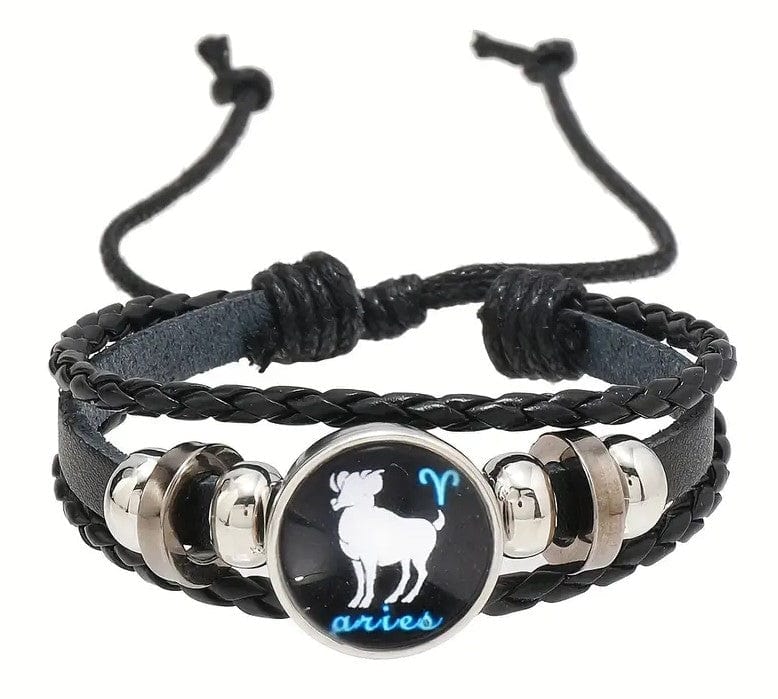 Local Kiwi Deals Decoration ARIES Retro Braided Zodiac Constellation Bracelet