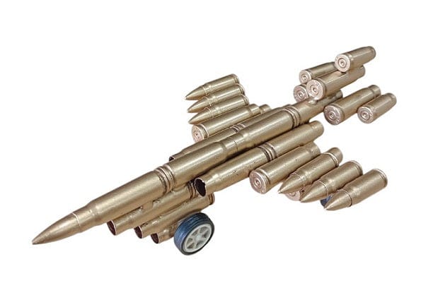 Local Kiwi Deals Decoration Bullet Shell Casings Shaped Rare Air Force Jet Airplane With Wheels