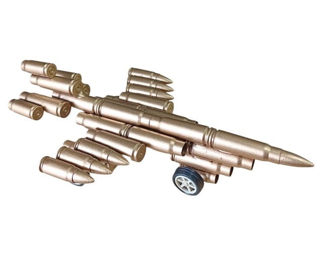 Local Kiwi Deals Decoration Bullet Shell Casings Shaped Rare Air Force Jet Airplane With Wheels
