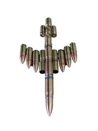 Local Kiwi Deals Decoration Bullet Shell Casings Shaped Rare Model Air Force Jet Airplane (SMALL)