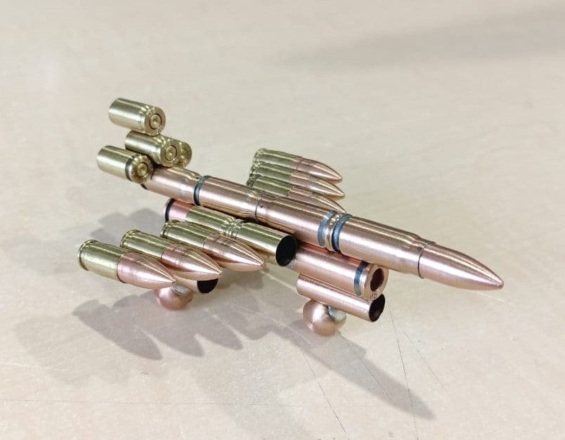 Local Kiwi Deals Decoration Bullet Shell Casings Shaped Rare Model Air Force Jet Airplane (SMALL)