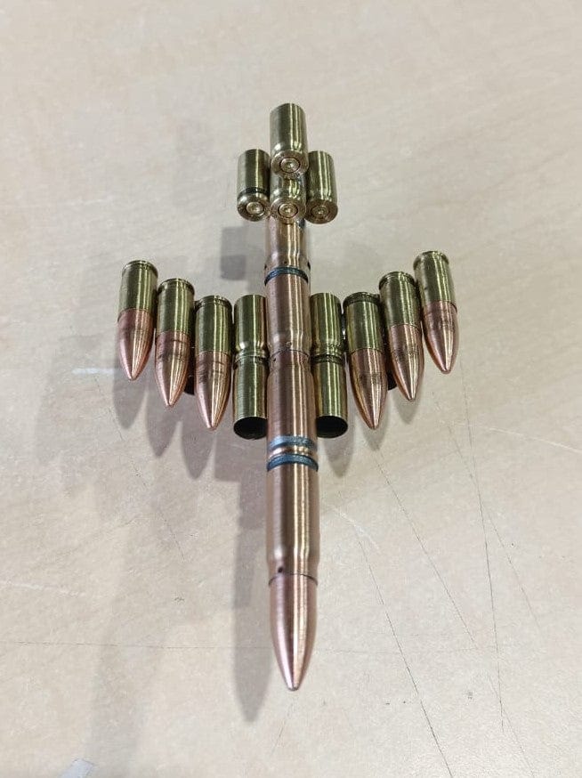 Local Kiwi Deals Decoration Bullet Shell Casings Shaped Rare Model Air Force Jet Airplane (SMALL)