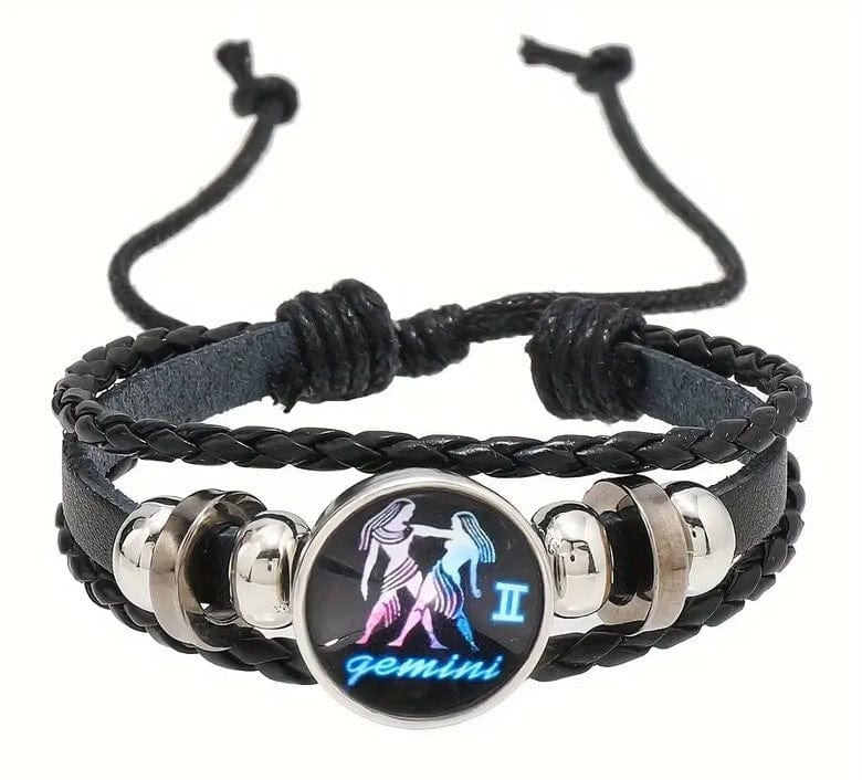 Local Kiwi Deals Decoration GEMINI Retro Braided Zodiac Constellation Bracelet