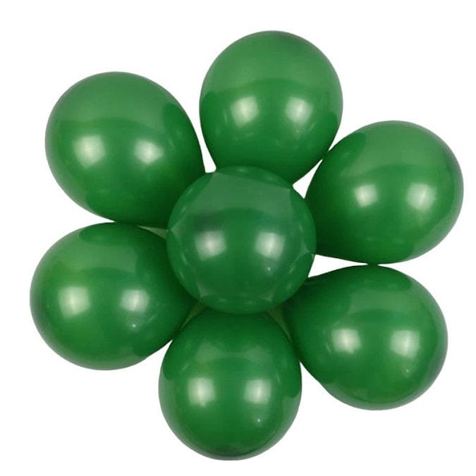 Local Kiwi Deals Decoration GREEN Party Matte Balloons 100 Pack 25Cm