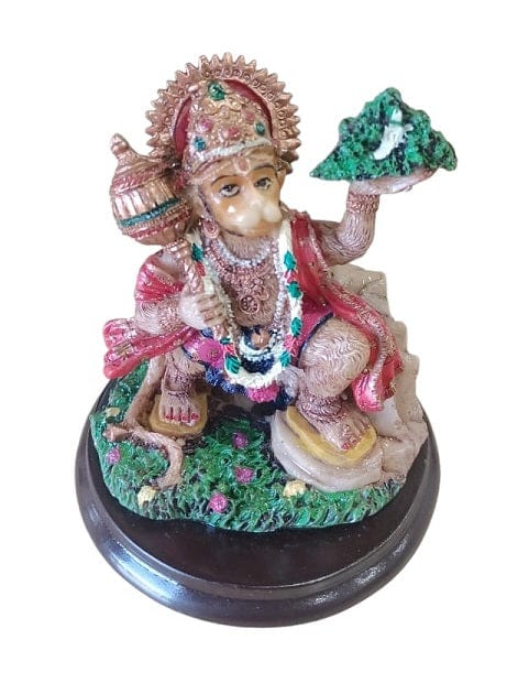 Local Kiwi Deals Decoration Lord Hanuman Marble Dust Statue 10.5 X 9.5Cm