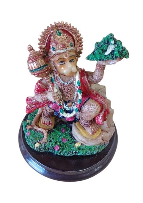 Local Kiwi Deals Decoration Lord Hanuman Marble Dust Statue 10.5 X 9.5Cm