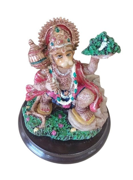 Local Kiwi Deals Decoration Lord Hanuman Marble Dust Statue 10.5 X 9.5Cm