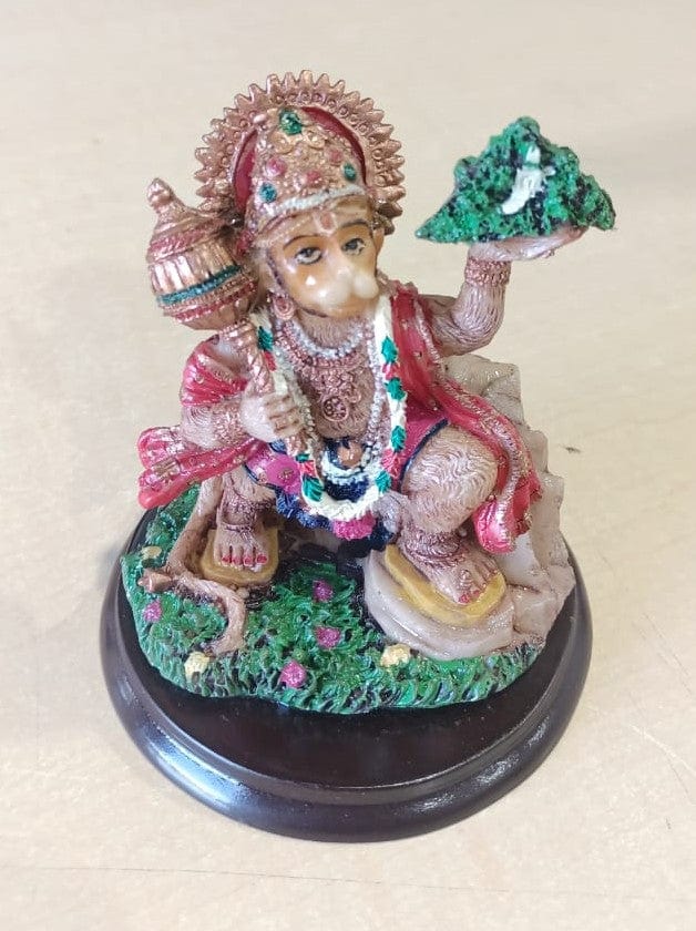 Local Kiwi Deals Decoration Lord Hanuman Marble Dust Statue 10.5 X 9.5Cm