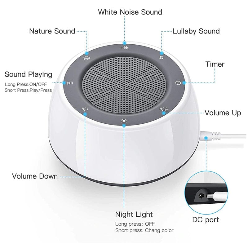 Local Kiwi Deals Decoration Portable Smart Sleep Night Light - 7 Colour