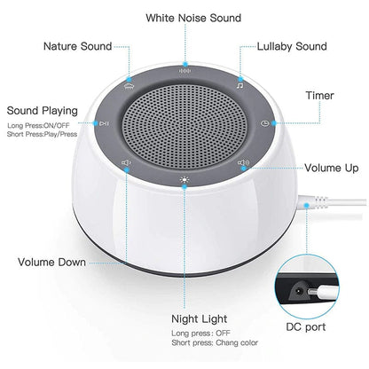 Local Kiwi Deals Decoration Portable Smart Sleep Night Light - 7 Colour