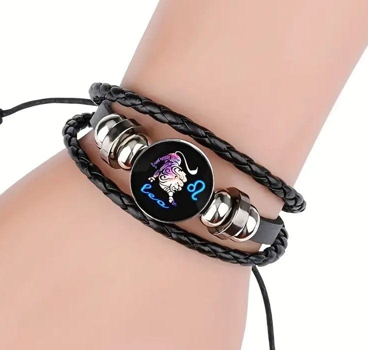 Local Kiwi Deals Decoration Retro Braided Zodiac Constellation Bracelet