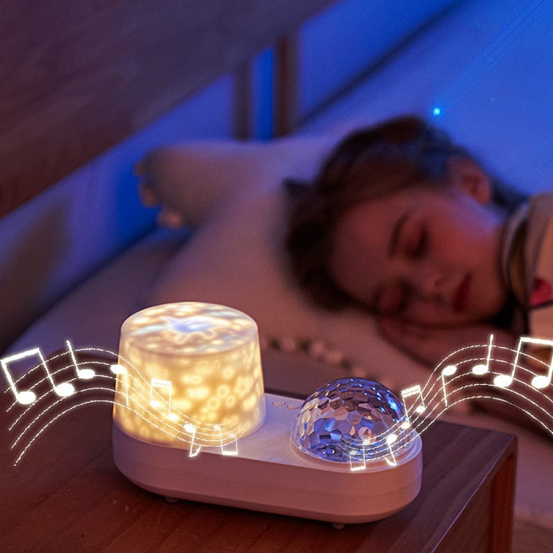 Local Kiwi Deals Decoration Rotating Music Starry & Ocean Projection Night Light