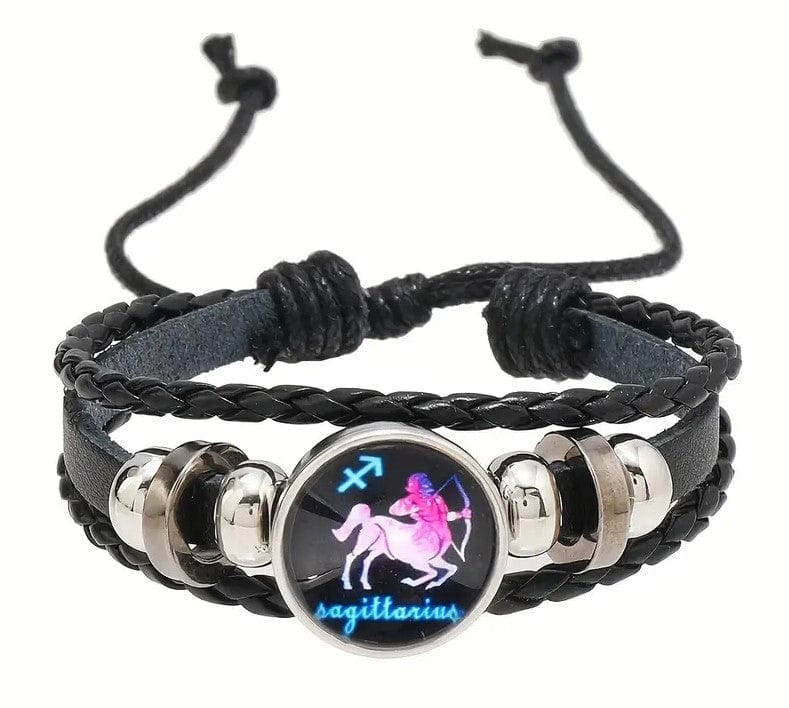 Local Kiwi Deals Decoration SAGITTARIUS Retro Braided Zodiac Constellation Bracelet