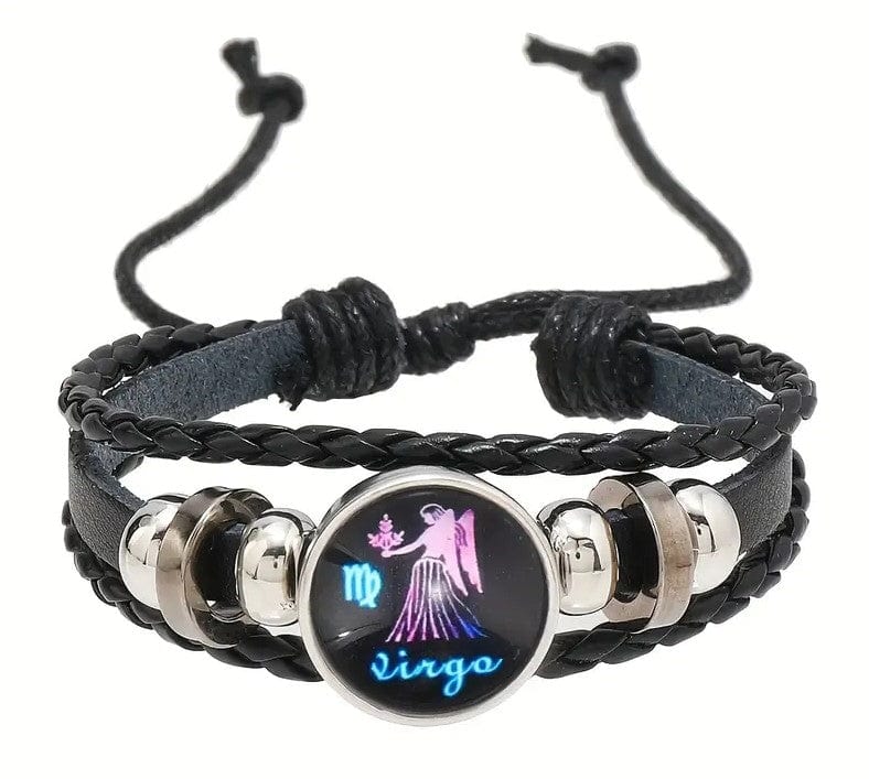 Local Kiwi Deals Decoration VIRGO Retro Braided Zodiac Constellation Bracelet