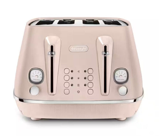 Local Kiwi Deals DeLonghi Distinta Perla 4 Slice Rose Toaster