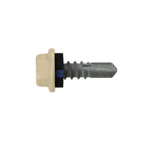 Local Kiwi Deals DESERT SAND ATLAS STEELFIX SELF DRILLER HEX HEAD SCREWS WITH NEO 10G-16 X 16MM 100pcs