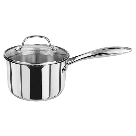 Local Kiwi Deals Di Antonio Cucinare Saucepan 160mm Draining Lid And Pouring Lips Stainless Steel