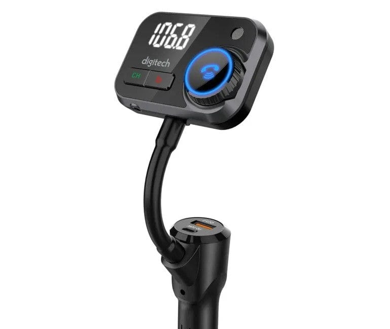 Local Kiwi Deals Digitech FM Transmitter with Bluetooth, USB Type-C Power Delivery 20W and Qualcomm Quick Charge 3.0 USB